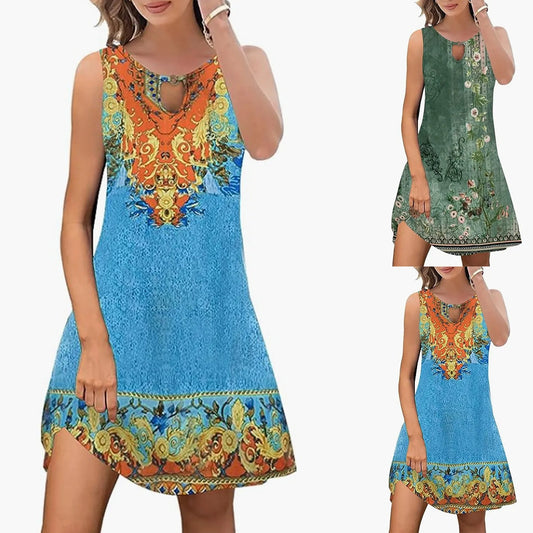 Summer Dresses For Women Casual Trendy Boho Floral Print