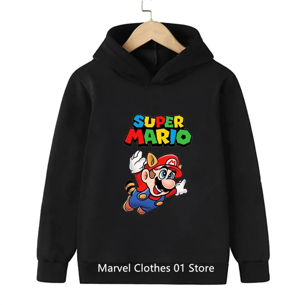 Fashion Children Game Sonic Hoodie Kids Sweatshirt Baby Boys Girls Cartoon Pullovers Kids Autumn Clothes Bros Hoodies