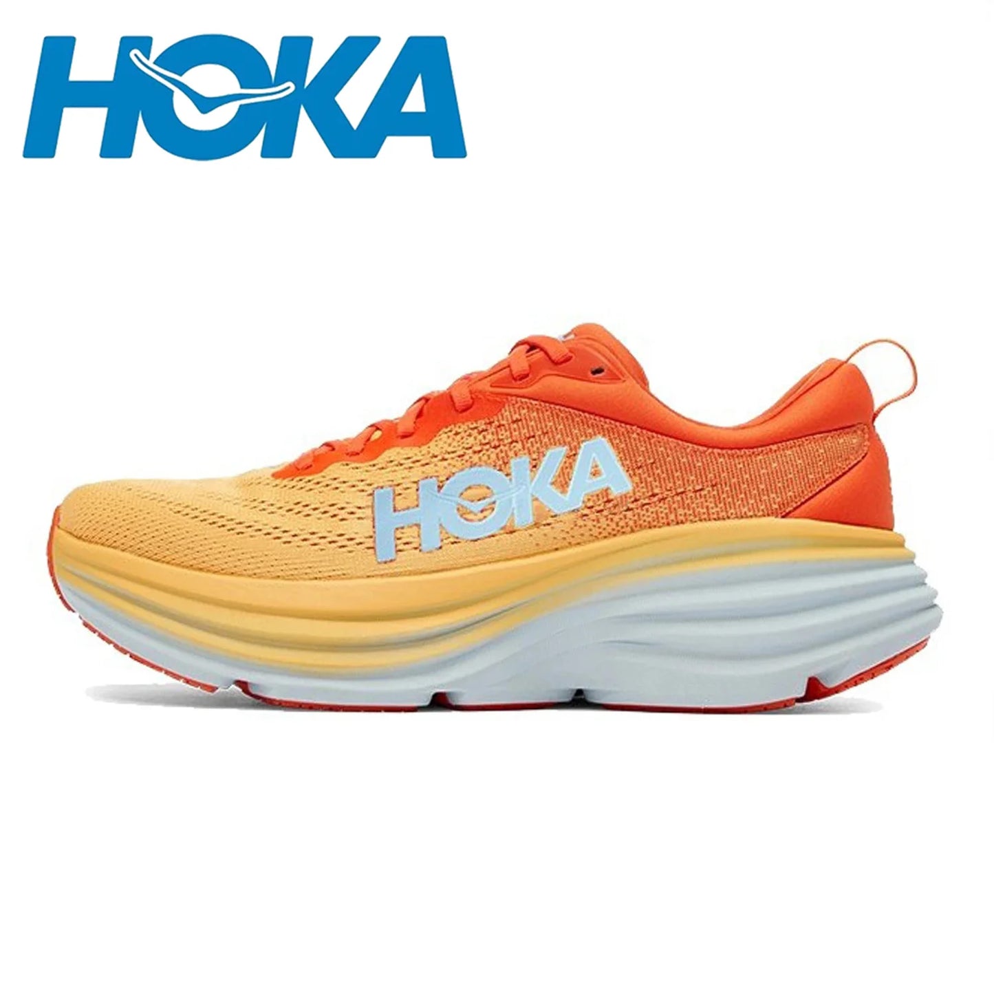 HOKA Bondi 8 Clifton 8 Outdoor Sport Running Shoes Breathable Anti Slip Cushioning Road Runs Shoes Men Sport Shoes Sneaker Women