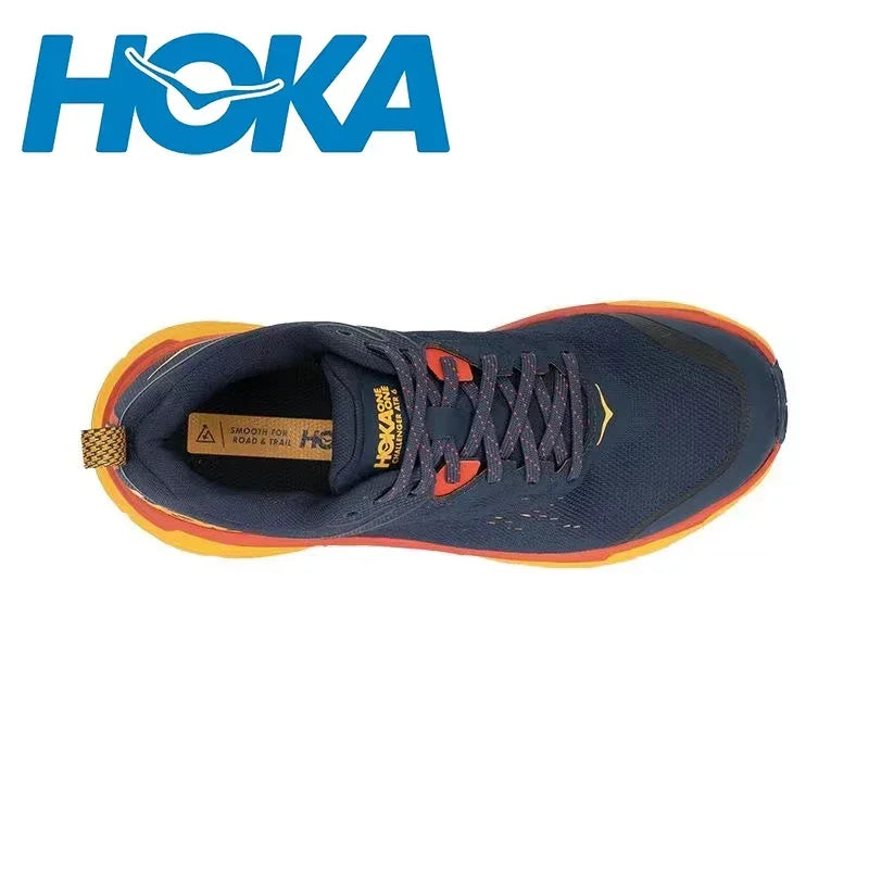 HOKA Challenger ATR 6 Trail Running Shoes for Men Outdoor Hiking Trekking Sneakers Anti Slip Durable Cushioning Marathon Shoes