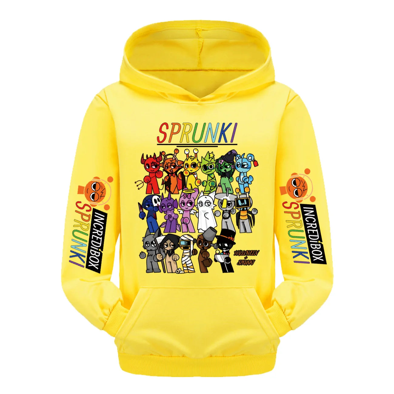 Hot Sprunki Incredibox Coat Boys Boys Clothes Cartoon Hoodies Kids Sweatshirts Pullover Outerwear Hoodie Girls  Streetwear Hoody