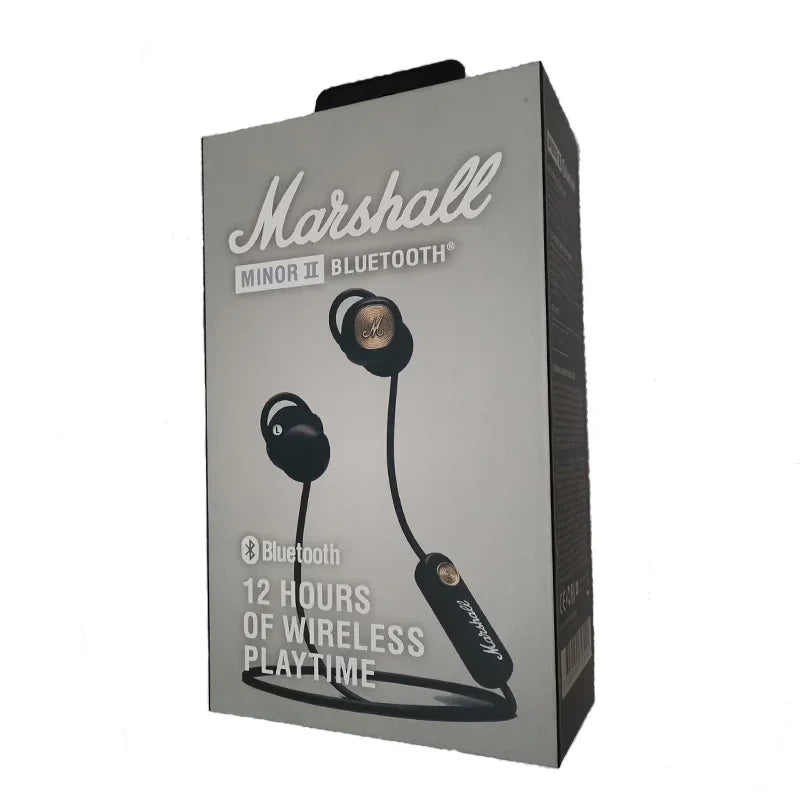 Original Marshall Minor II Bluetooth 5.0  for Pop Rock Music with Microphone Magnetic Suction Wireless Earbuds Headphones