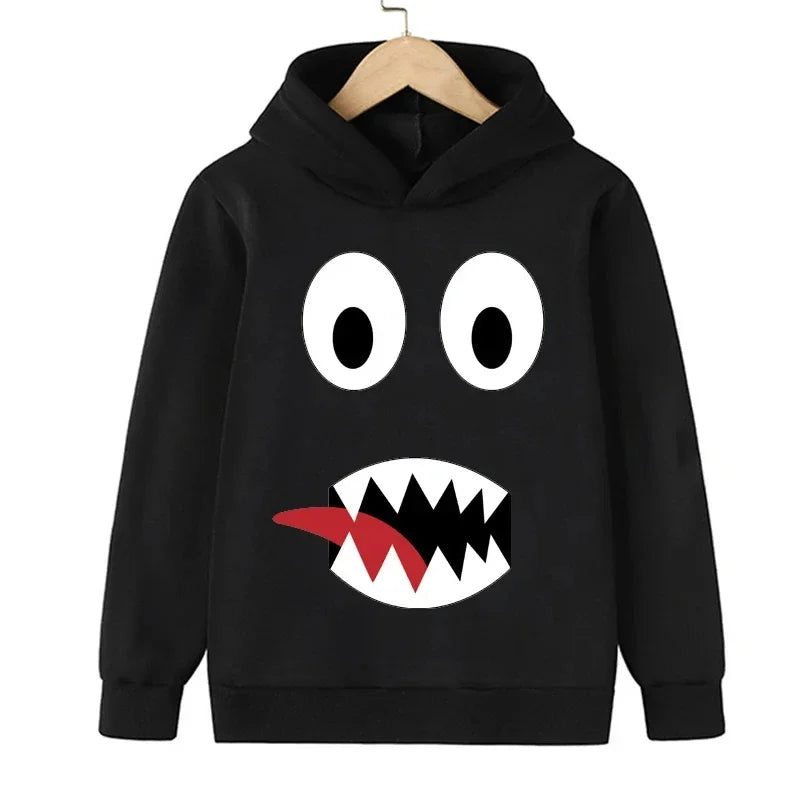 Casual Rainbow Friends Hoodie Kids Boys Clothing Child Top Casual Cartoon Printing Warm Coat Girls' Long Sleeve Sweatshirt