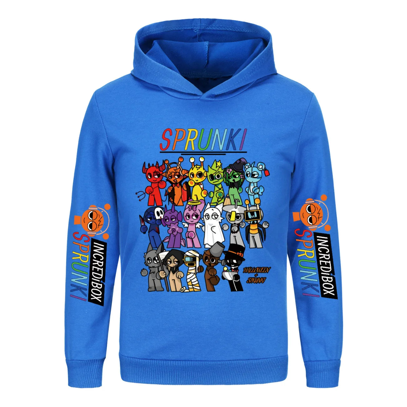 Hot Cartoon Sprunki Clothes Kids Game Incredibox Sweatshirts Baby Girls Outerwear Boys Pullover Coats Children's Top Clothing