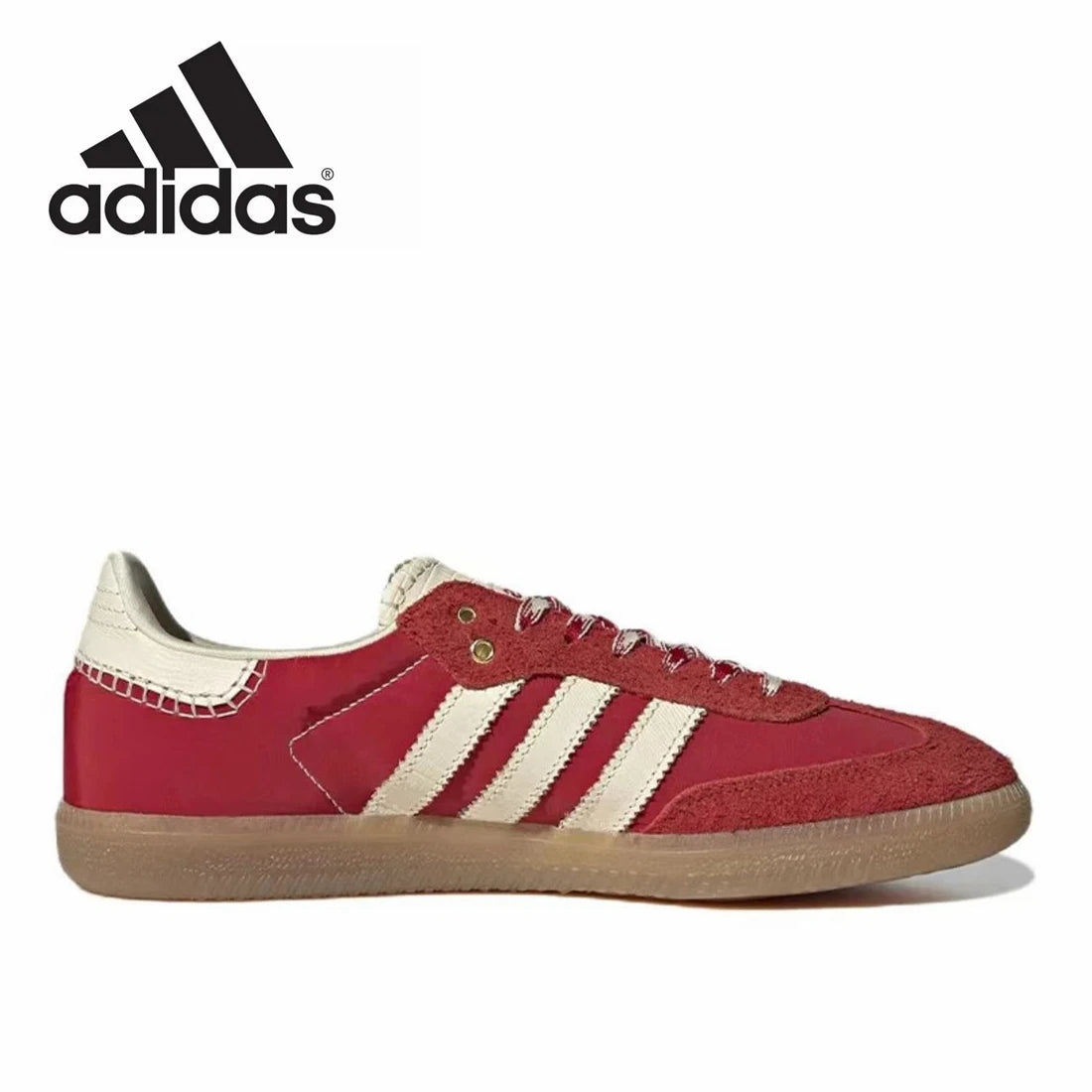 Adidas - German Samba Pony Welsh Bonner Leopard Pattern Training Shoes, Retro Multi functional Sports and Casual Gazelle Shoes