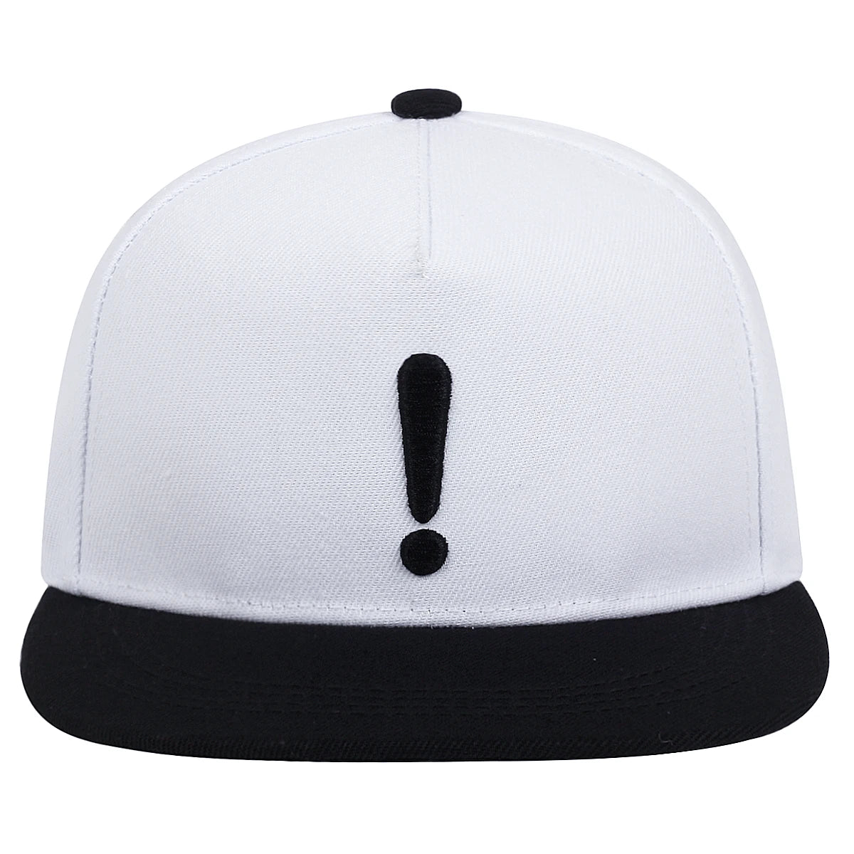 New Exclamation Mark Minimalist Style Embroidered Baseball Cap Men's Hip-Hop Hat Summer Casual Snapback Baseball Cap