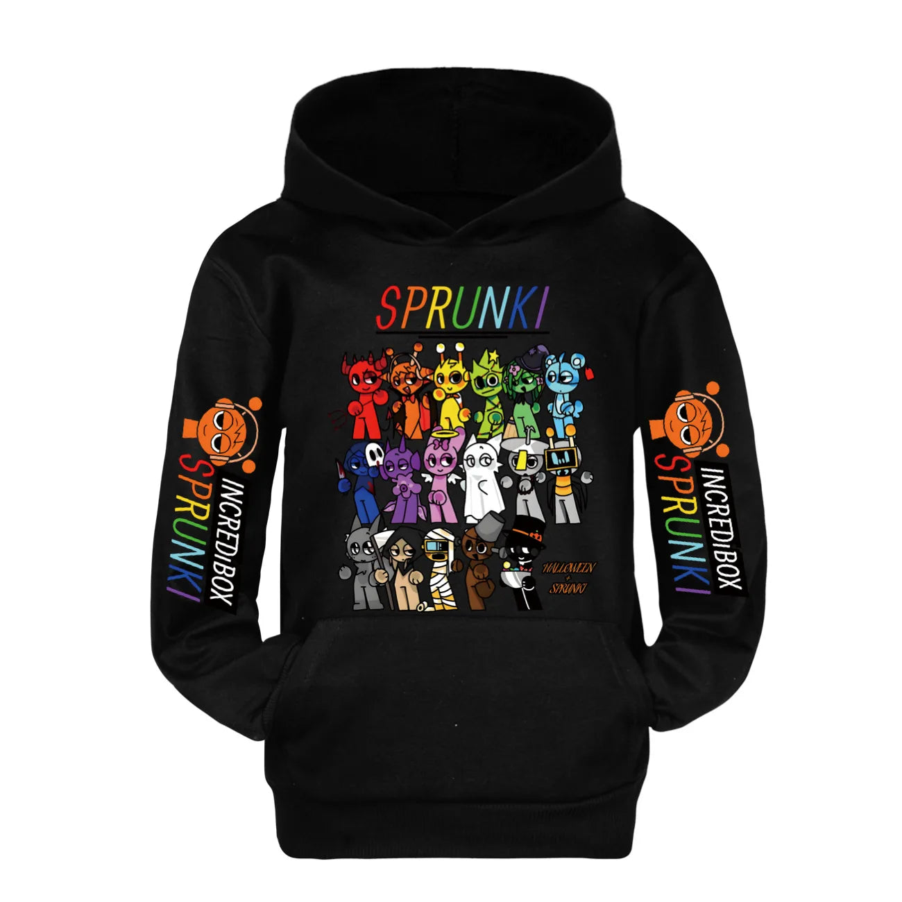 Hot Sprunki Incredibox Coat Boys Boys Clothes Cartoon Hoodies Kids Sweatshirts Pullover Outerwear Hoodie Girls  Streetwear Hoody