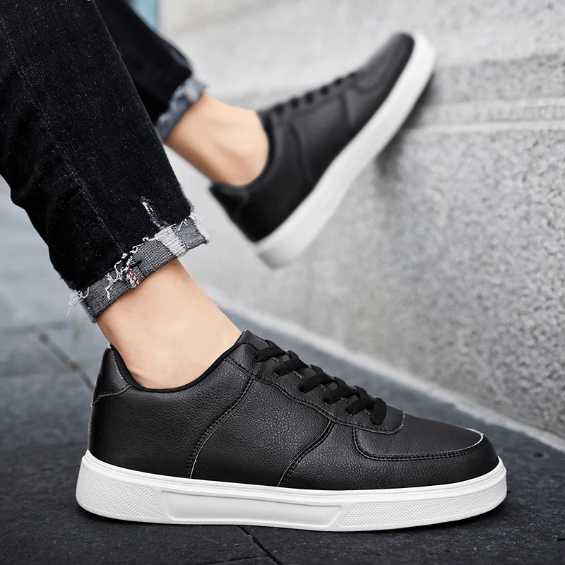 Classic White Unisex Comfort Leather Sneakers