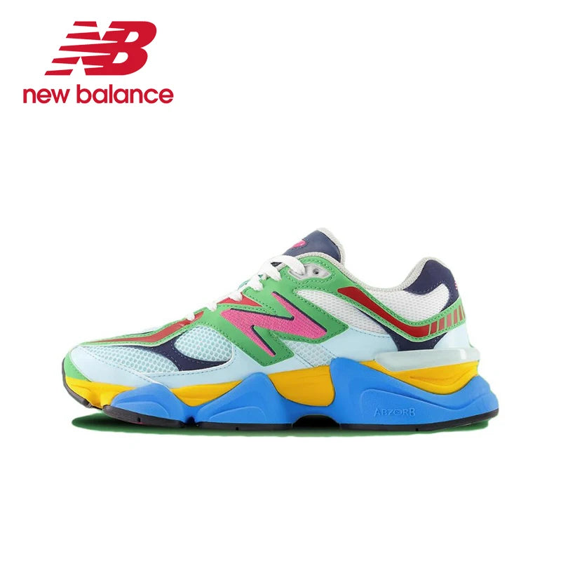 Original New Balance NB 9060 "sea salt "Low-Top Athleisure Shoes in Light Gray Men's and Women's Unisex Sneakers U9060MAC