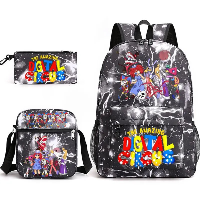 2024 Magic Number Circus THE AMAZING DIGITAL CIRCUS Children's Student Schoolbag Male and Female Student Backpack Mochila