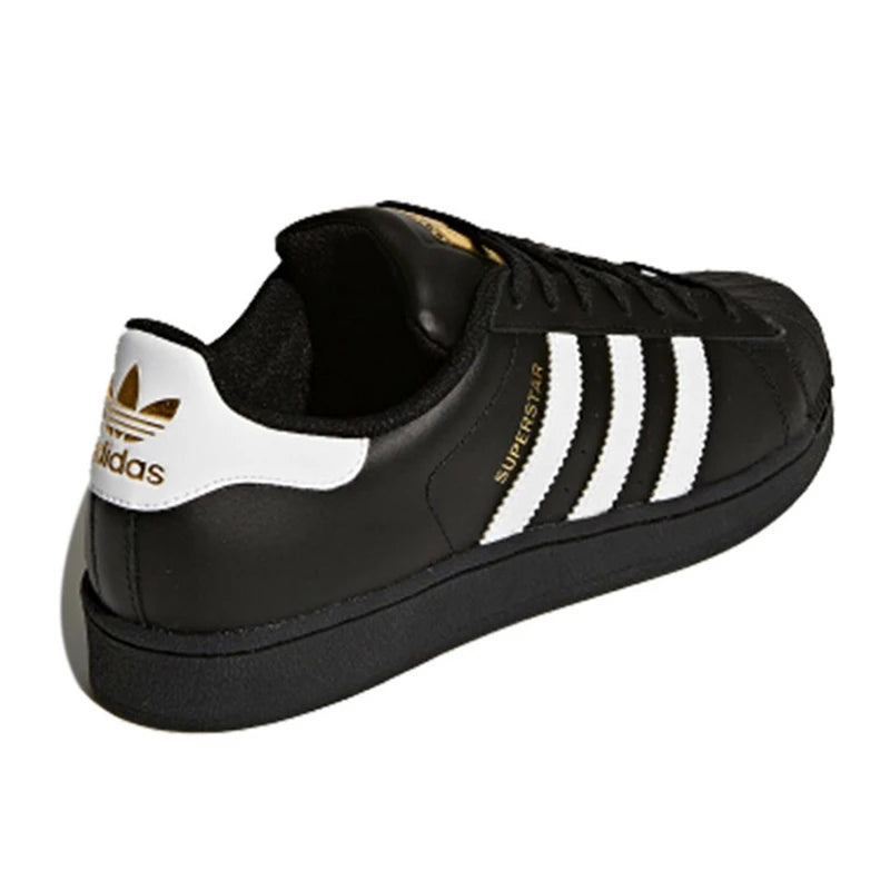 Adidas superstar Unisex casual shoes classics black white outdoor comfortable flat sports skateboard sneakers