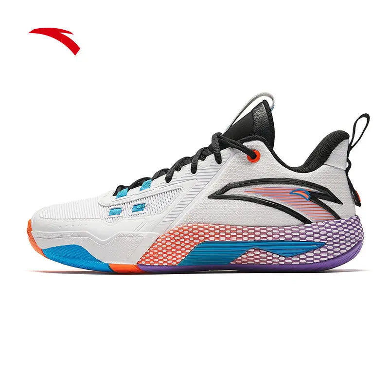 Anta Quick Battle 5 Basketball Shoes Men's 2024 Spring and Summer Professional Outdoor Combat Anti-Slip Wear-Resistant Sneakers