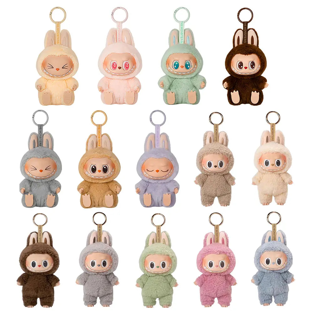 Hot Sale Anime Figure Labubu Have A Seat Series Vinyl Pendant Doll Model Toy Cute Monster Replica Keychain Toys Birthday Gifts