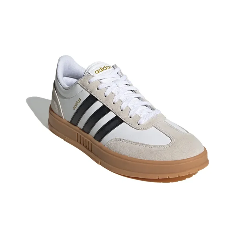 Adidas neo Gradas anti-slip wear low top men's and women's skate shoes white gray black