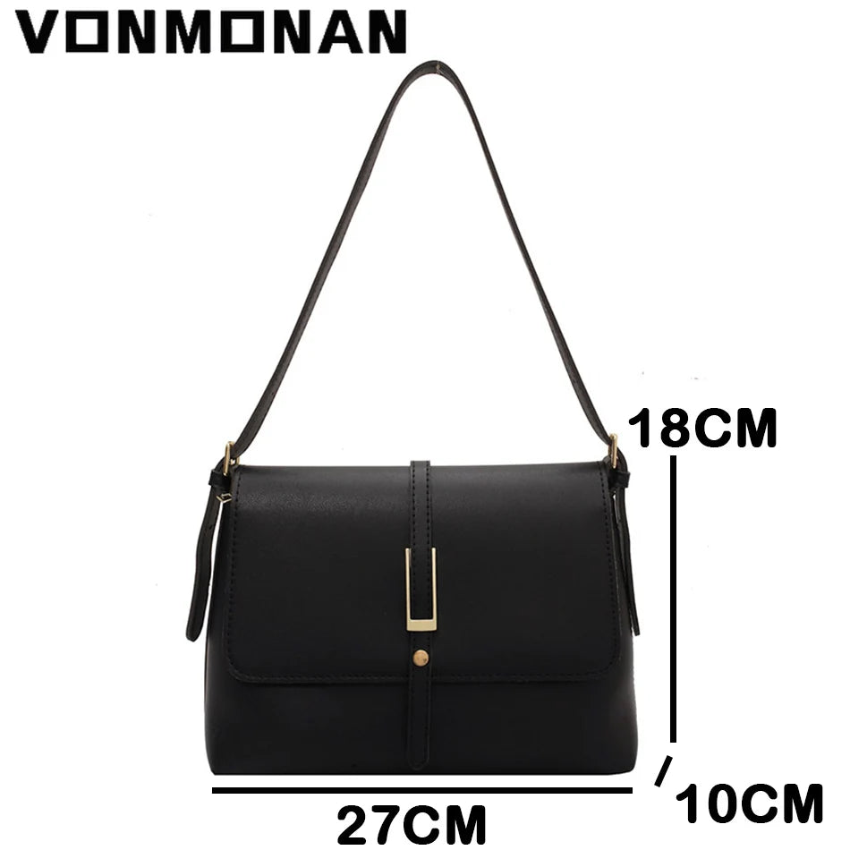 High Quality Leather Crossbody Bags for Female Sac A Main