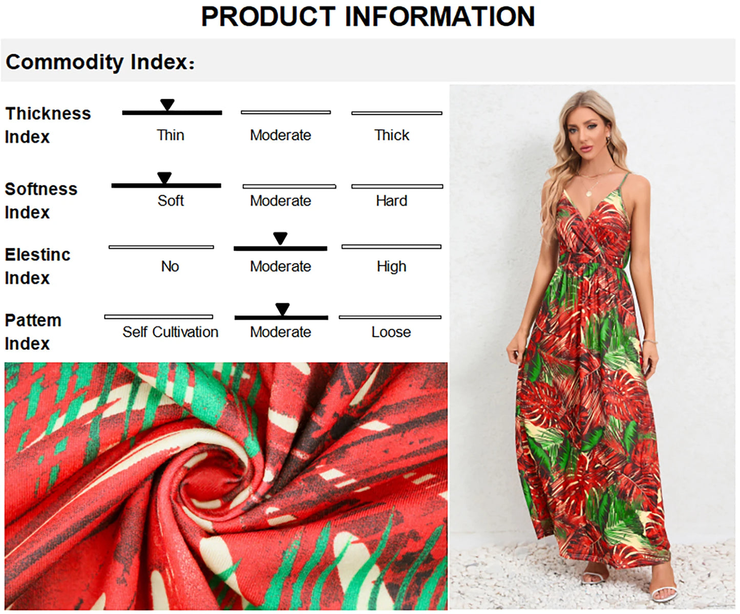 2024 summer foreign trade print European and American women's dress new designer