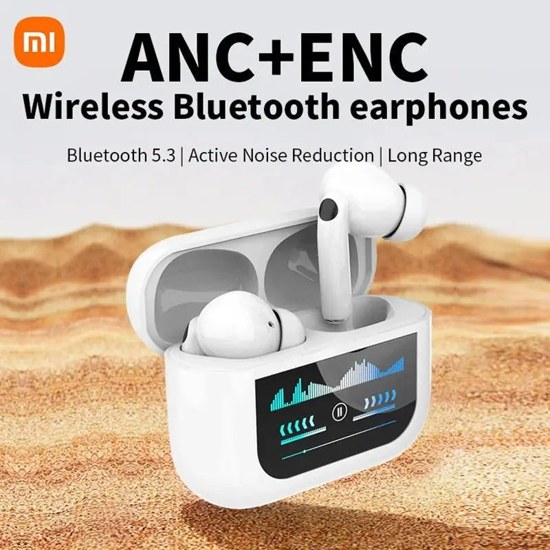 Xiaomi Touch Screen ANC Wireless Headset TWS Noise Cancelling Earbud Bluetooth Headphone  Support APP Long Battery life