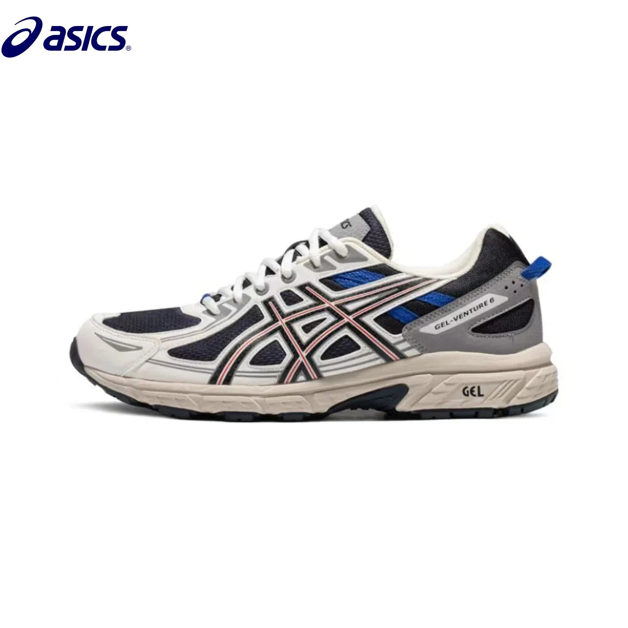 Original Cushion Tenis Asics Gel Venture 6 Men Running Shoes Classic Gel Venture 6 Gel 6 Women Sneaker Breathable Sport Unisex