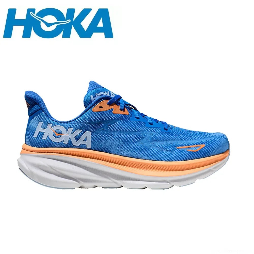 Original Hoka Clifton 9 Running Shoes Mens Women's Lightweight Cushioning Marathon Breathable Highway Trainer Sneakers