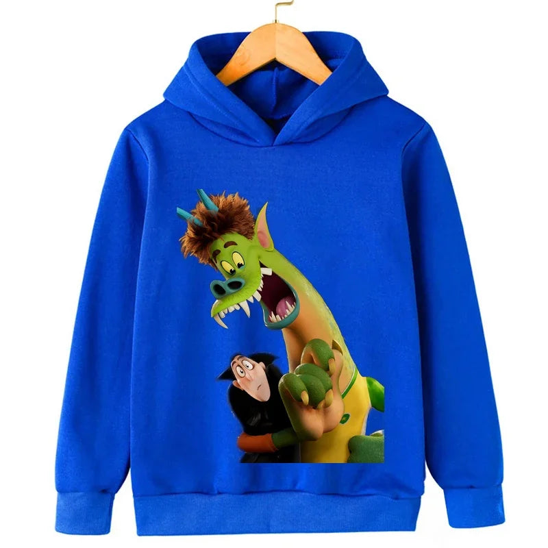 Hotel Transylvania New Cartoon 2-14 Years Old Kids Boys Hoodies Sweatshirts for Autumn Coats Teenager Boy Clothes Kid Girls Tops