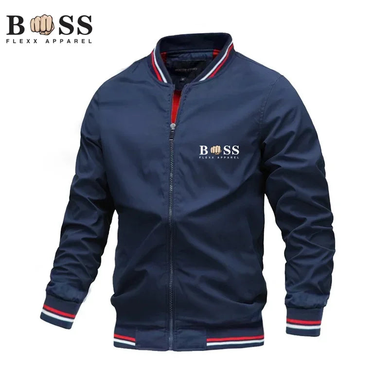 spring autumn fashion men's bomber jacket, outdoor casual street clothing, motorcycle clothing, windproof jacket, new fashion