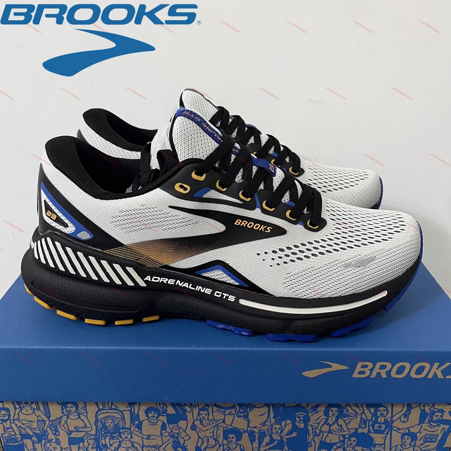 BROOKS Sneakers Adrenaline GTS 23 Running Shoes for Men Cushioning Breathable