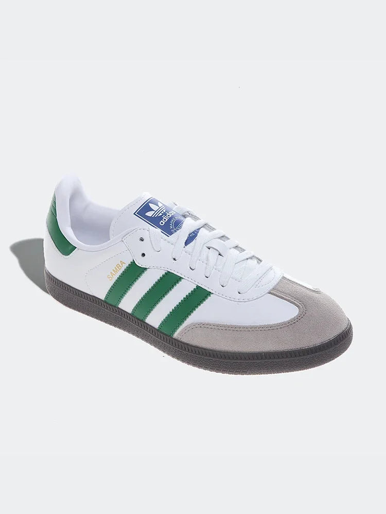 Original Adidas Clover SAMBA OG Men's and Women's Classic Sports Shoes Board Shoes sneakers