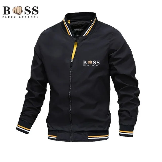 spring autumn fashion men's bomber jacket, outdoor casual street clothing, motorcycle clothing, windproof jacket, new fashion