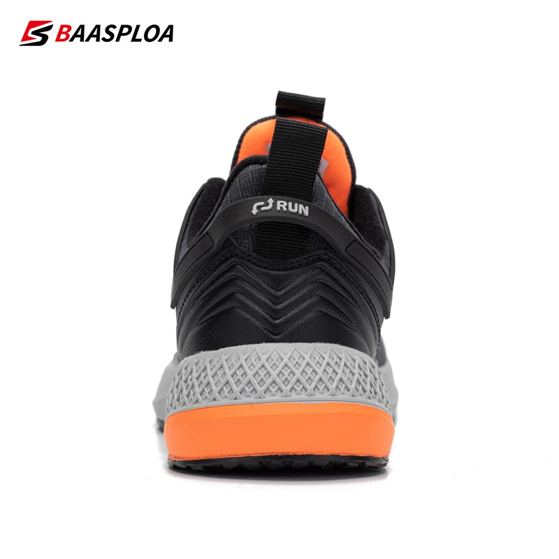 Baasploa 2021 New Design Men Outdoor Running Shoes Non-slip Wear-resistant Casual Shoes Lightweight Male Fashion Walking Shoes