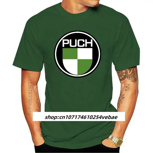 Mens Clothes Puch Moped Scooter Style Motorcycle Printed T Shirt In 6 Sizes