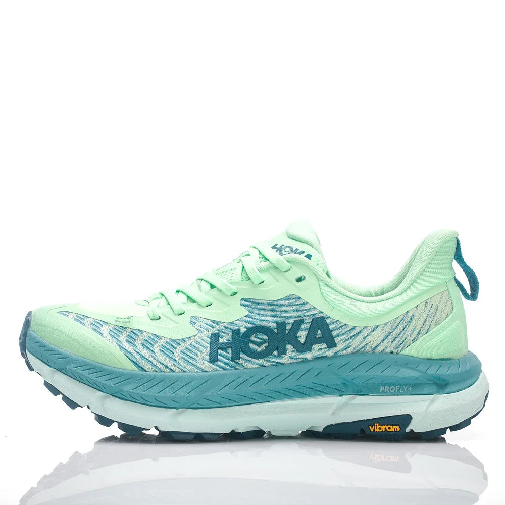 HOKA Mafate Speed ​​4 Kvinder og Mænd Grøn Lime Skridsikker Slidfast Letvægts Mesh Casual Sneakers Sko 1129930-LGOM