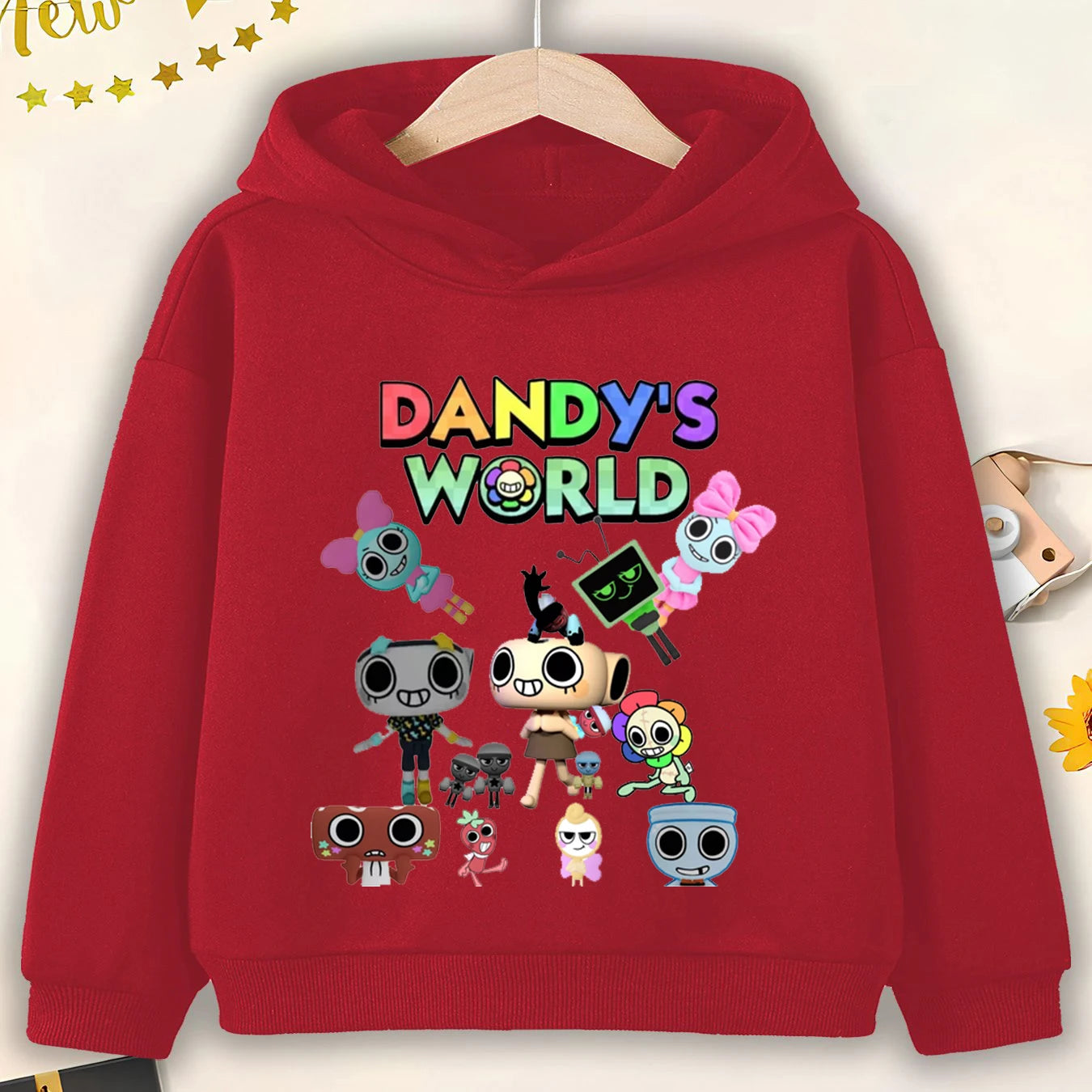 Fashion Dandys World Hoodie Creative Boys Girls Cute Cartoon Clothes Casual Pullover Dandy's World Game Sweatshirts Kids Hoodies