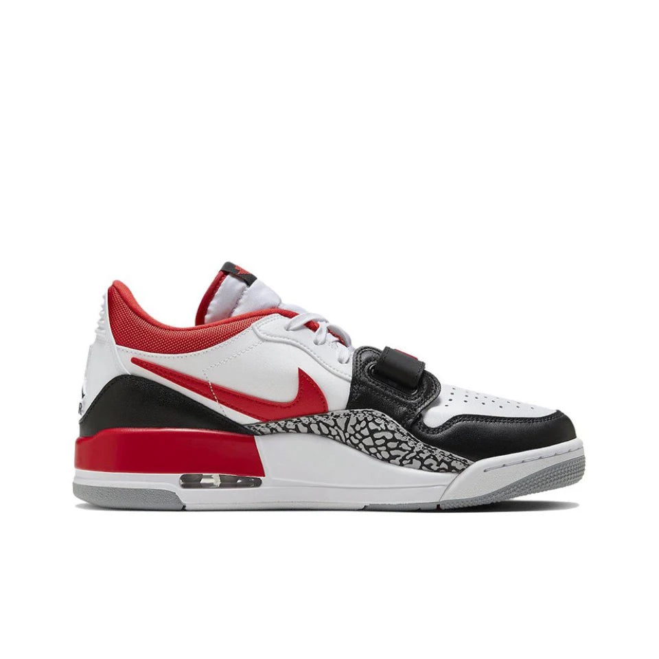 Original Air Jordan Legacy 312 Low 'Bulls' til mænd Rød Sort Hvid Retro Casual Klassiske Street Basketball Sko CD7069-160