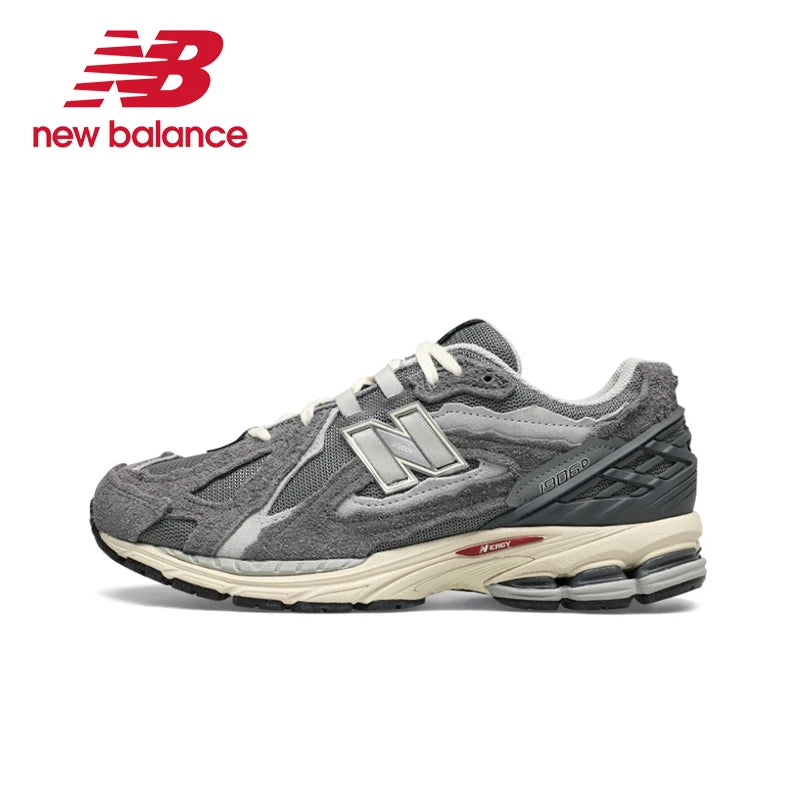 Original New Balance NB 1906R Retro All-fit Mesh Fabric Leather Breathable Casual Running Shoes Unisex Gray Sneakers M1906RB