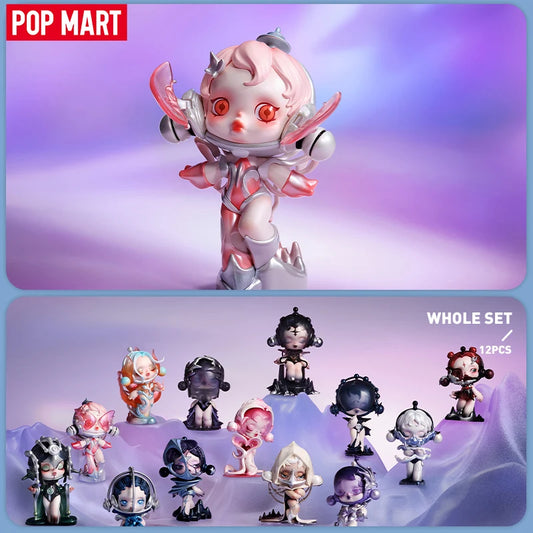 POP MART SKULLPANDA The Sound Series Mystery Box 1 STK/12 STK POPMART Blind Box Action Figur Sødt legetøj