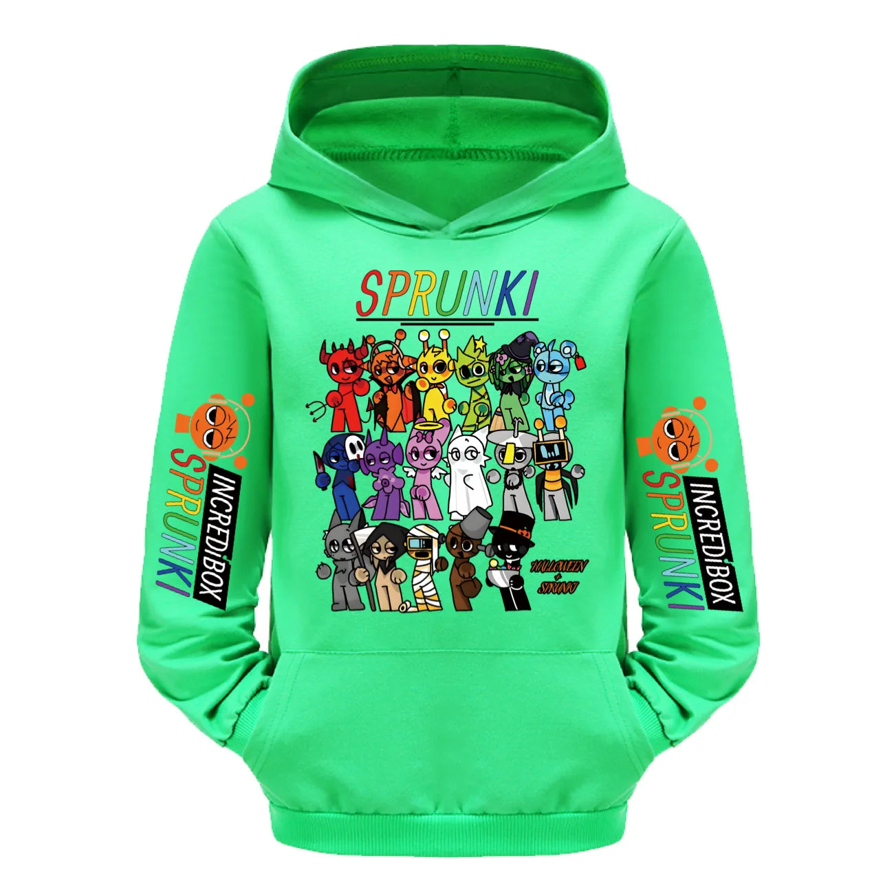 Hot Sprunki Incredibox Coat Boys Boys Clothes Cartoon Hoodies Kids Sweatshirts Pullover Outerwear Hoodie Girls  Streetwear Hoody