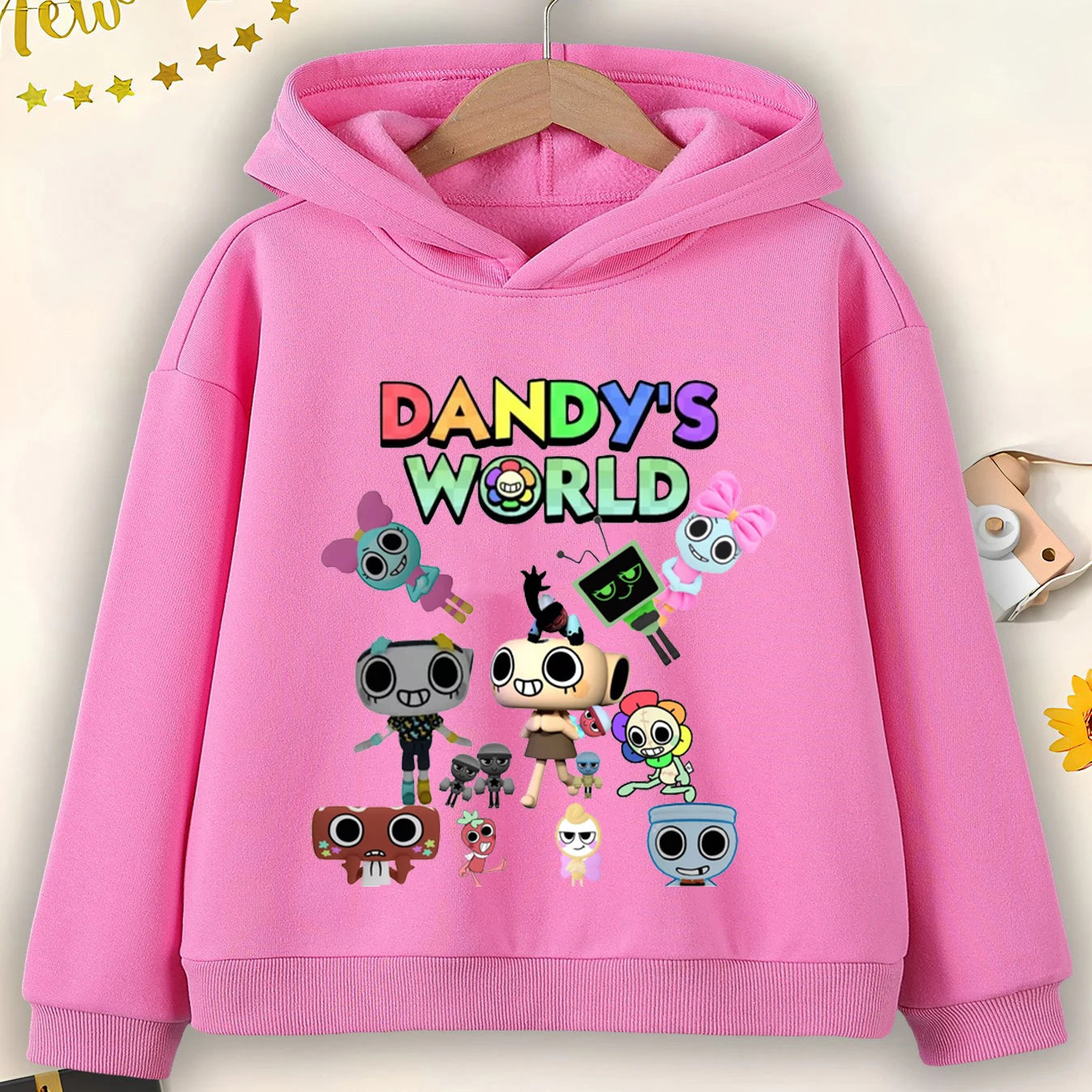 Game Dandy's World Hoodie Kids Fashion Clothes Baby Girls Sweatshirt Boys Hooded Pullover Dandys World Children Cartoon Hoodies