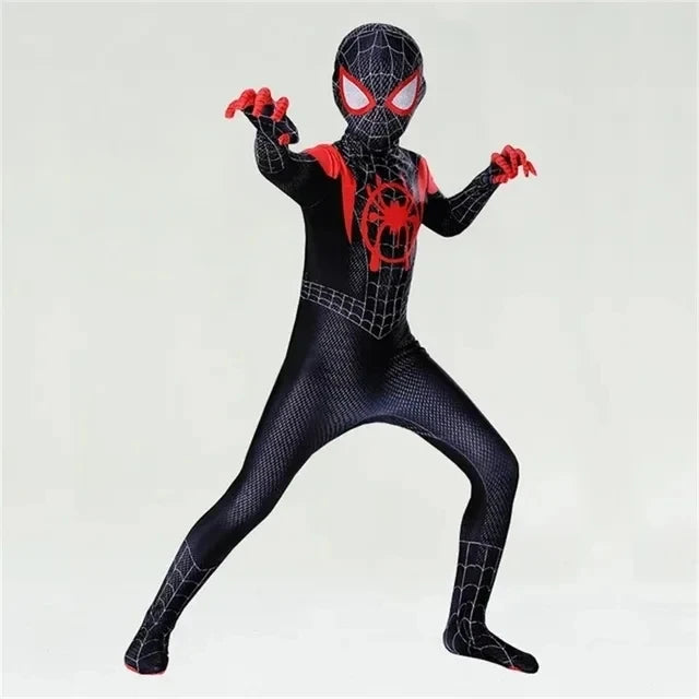 Child Adult Spider Man Hulk Iron Man Black Panther Batman Captain America Cosplay Costume Bodysuit Jumpsuit Halloween Costume