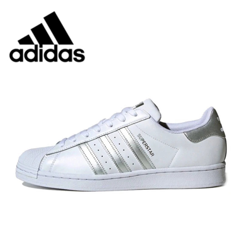 Adidas Superstar Casual Skateboard Shoes For Unisex Classic Black White Outdoor Sports Sneakers