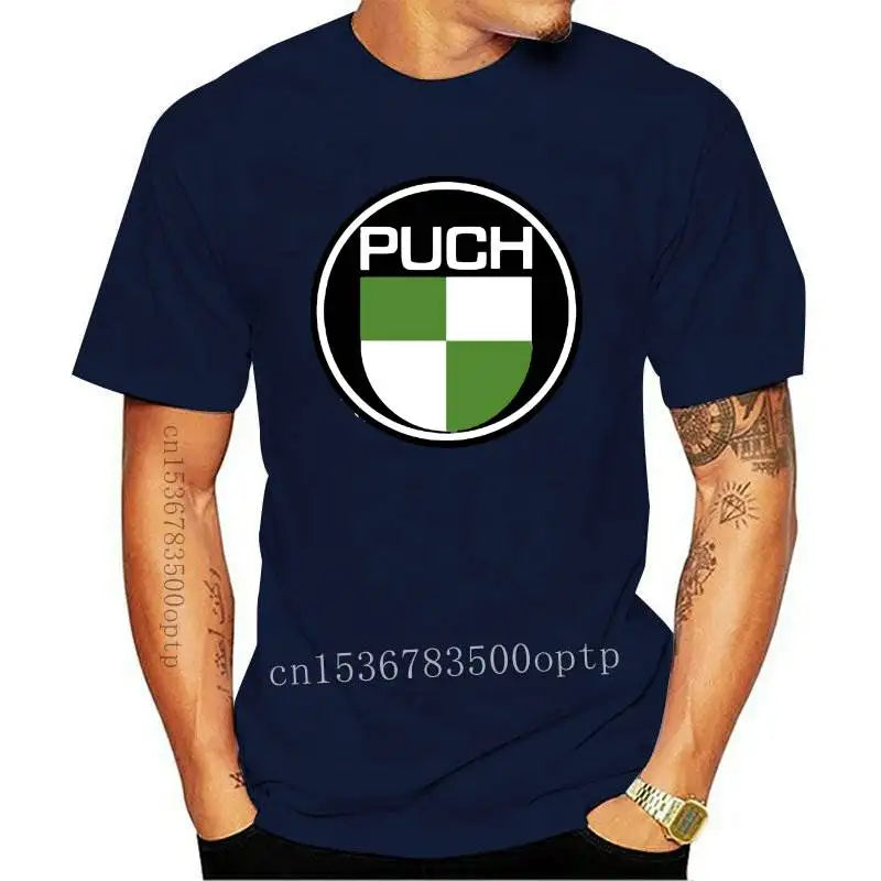 Mens Clothes Puch Moped Scooter Style Motorcycle Printed T Shirt In 6 Sizes