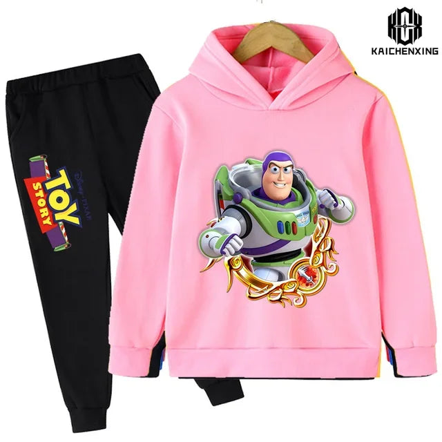 Toy Story Children's Sweatshirts Autumn Long Sleeve Sweater Kids Clothes Boys And Girls Sweatshirts Buzz lightyear Baby Suit