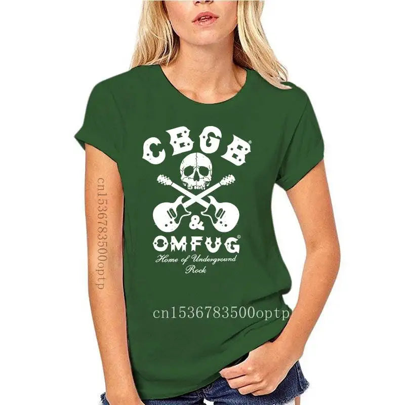 Mens Clothing CBGB Crossed Guitars T-Shirt 100% Cotton New S M English rock- Show Original Title Youth