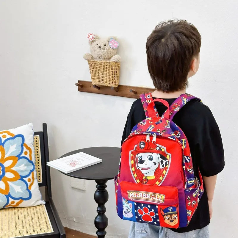 PAW Patrol Original Backpack Skye Chase Schoolbag Anime Figure Boys Girls Puppy Patrol Doll Cute Cartoon for Children Toys Gifts