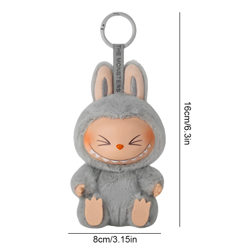 Hot Sale Anime Figure Labubu Have A Seat Series Vinyl Pendant Doll Model Toy Cute Monster Replica Keychain Toys Birthday Gifts