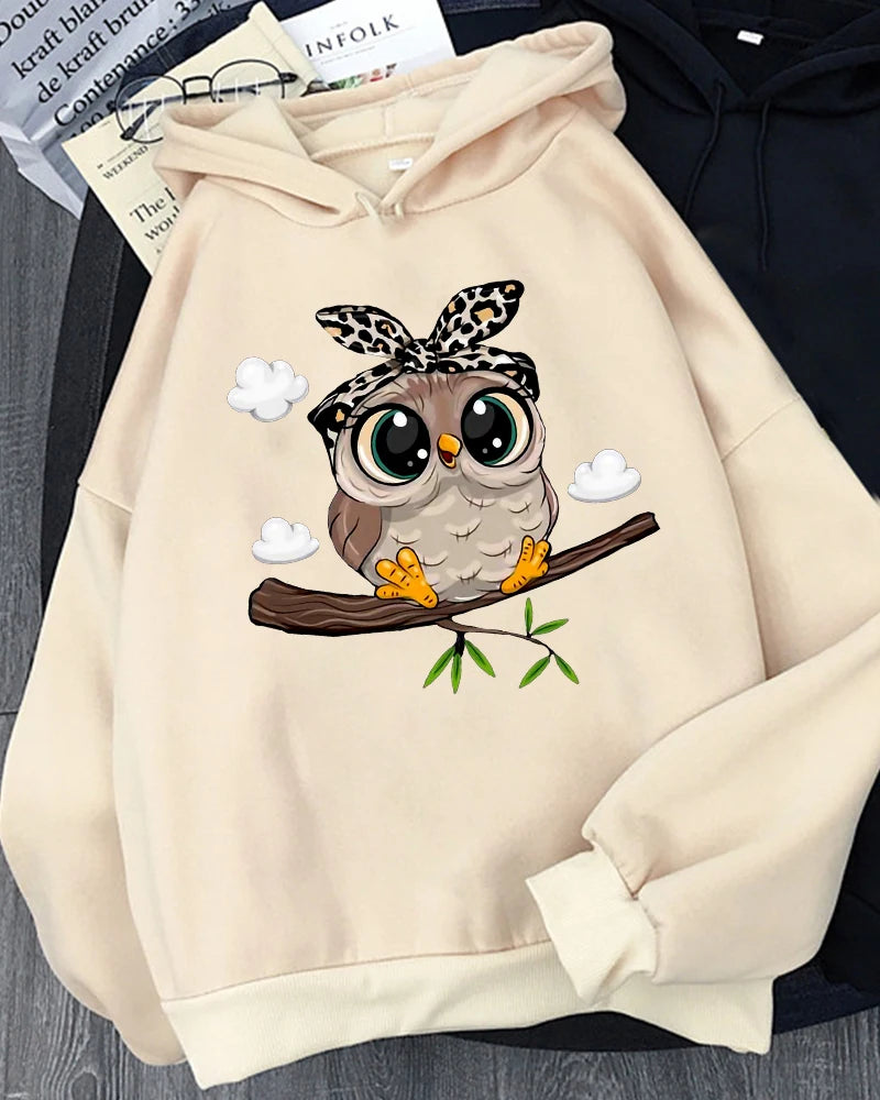 Female Sweatshirt Cute Graphic Fleece Ladies Clothes