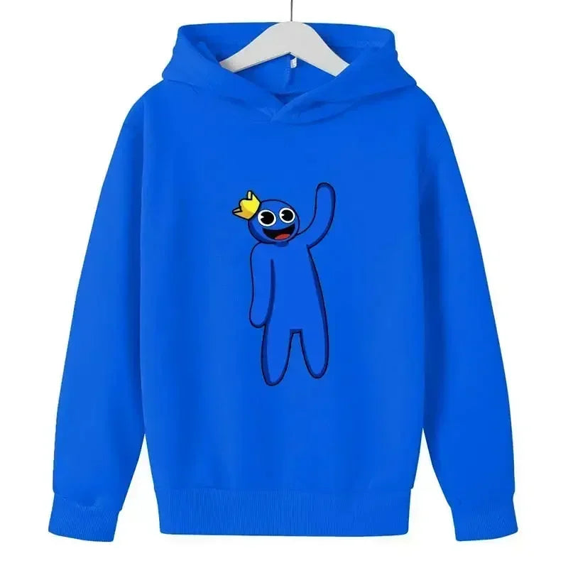 Rainbow Friends Hoodie Sweater Sweatshirts Spring Autumn Kids Baby Girls Boys Child Toddler Infant Clothes Christmas Gift