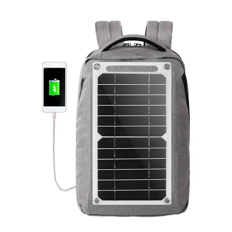 5V 6W Solar Panel Portable Battery Panel Solar Charger Mobile Phone Mobile Power For Outdoor Hiking Camping Easy To Use