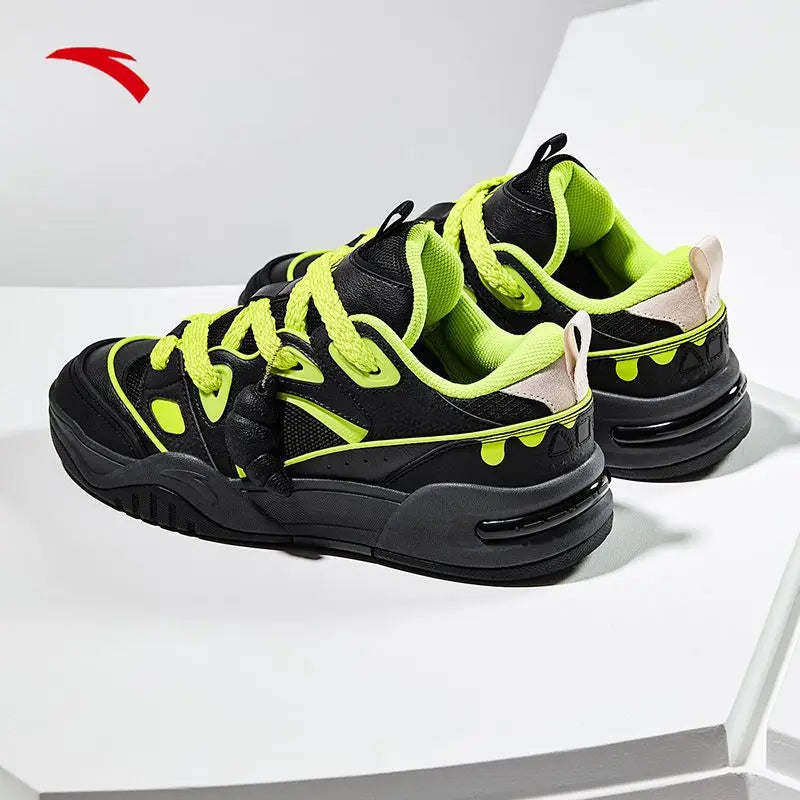 Anta Men's Shoes Spring New Mesh Breathable Fashion Color Contrast Thick Bottom Sneaker Hip Hop Dance Shoe Men Fashion Shoes New