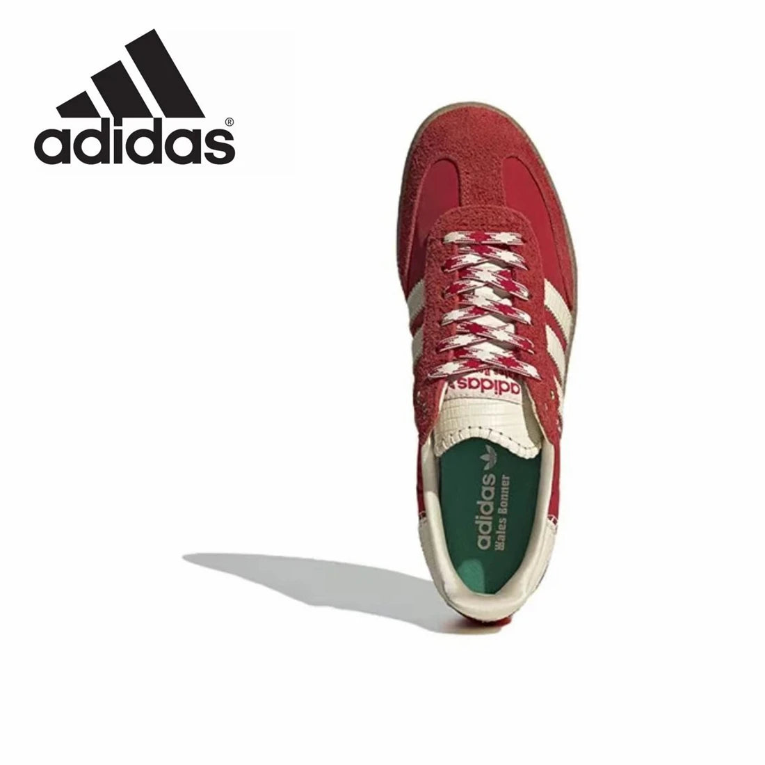 Adidas - German Samba Pony Welsh Bonner Leopard Pattern Training Shoes, Retro Multi functional Sports and Casual Gazelle Shoes