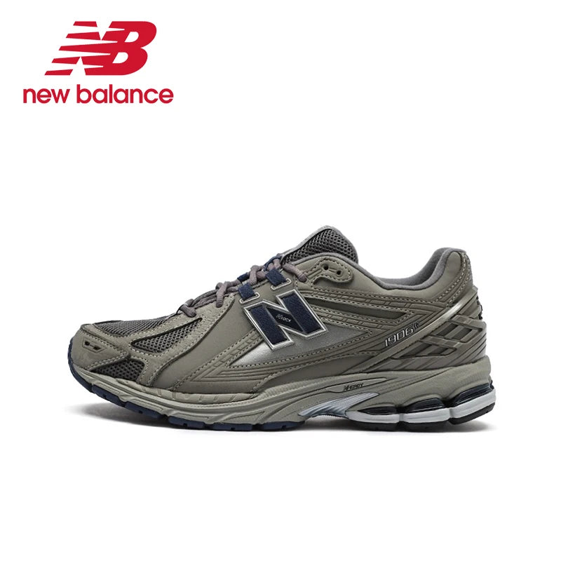 Original New Balance NB 1906R Retro All-fit Mesh Fabric Leather Breathable Casual Running Shoes Unisex Gray Sneakers M1906RB